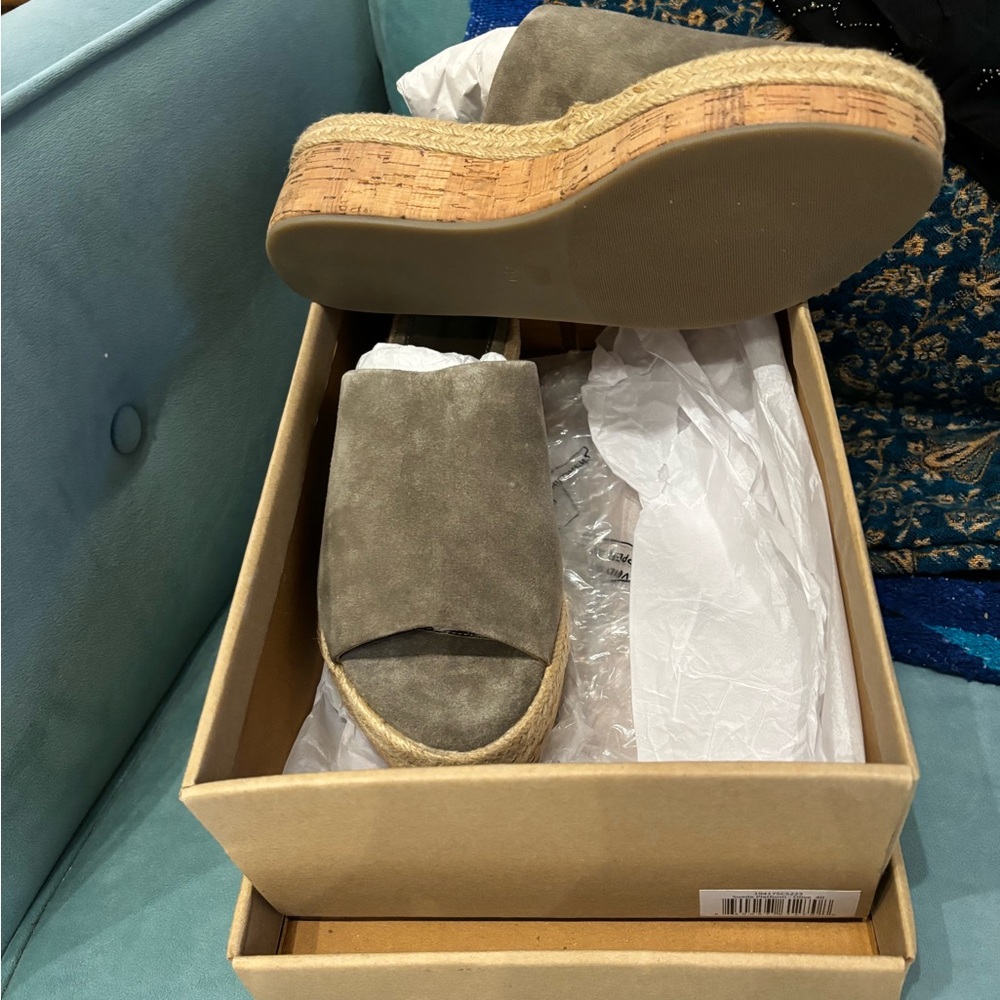 Spell Suede Platform Sandals - Picture 2 of 14